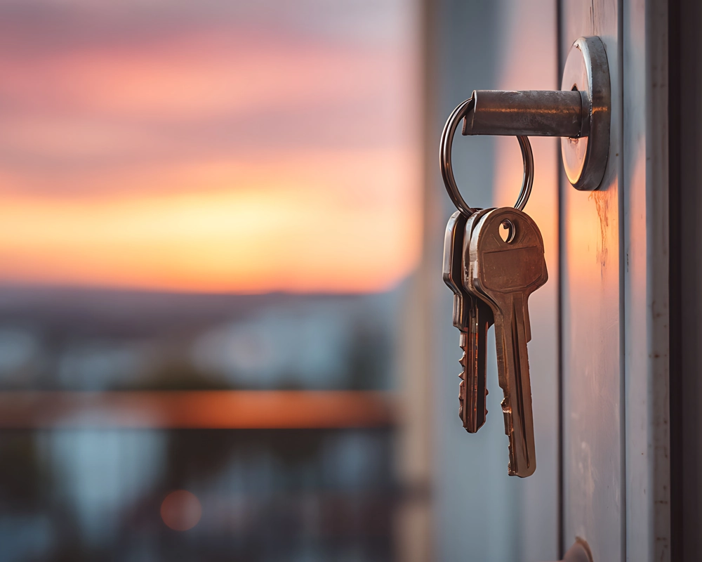 Keys in a lock Keys in a lock