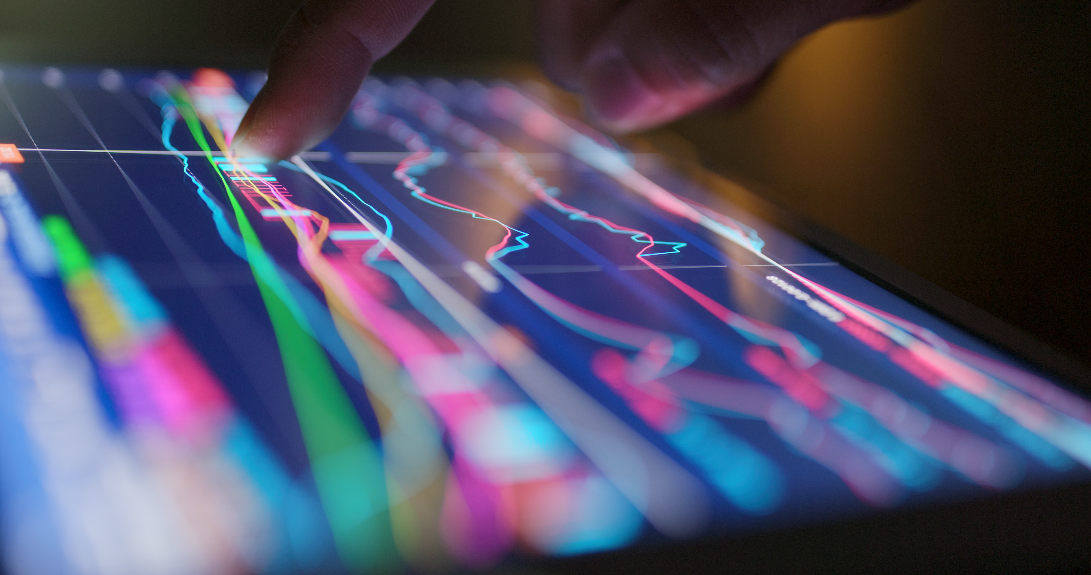 lines of data on a screen