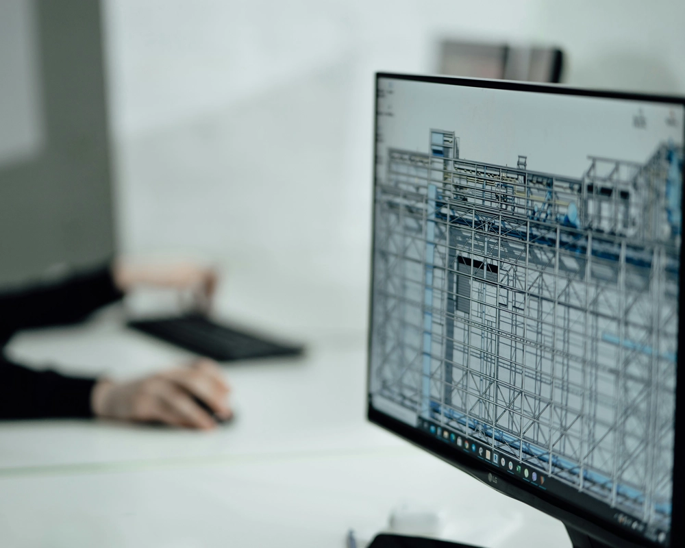 computer screen showing engineering software computer screen showing engineering software