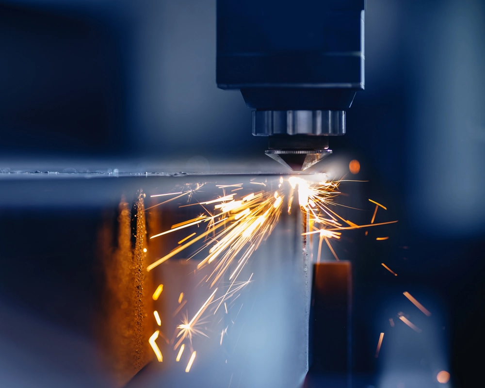 Industrial equipment being used Industrial equipment being used