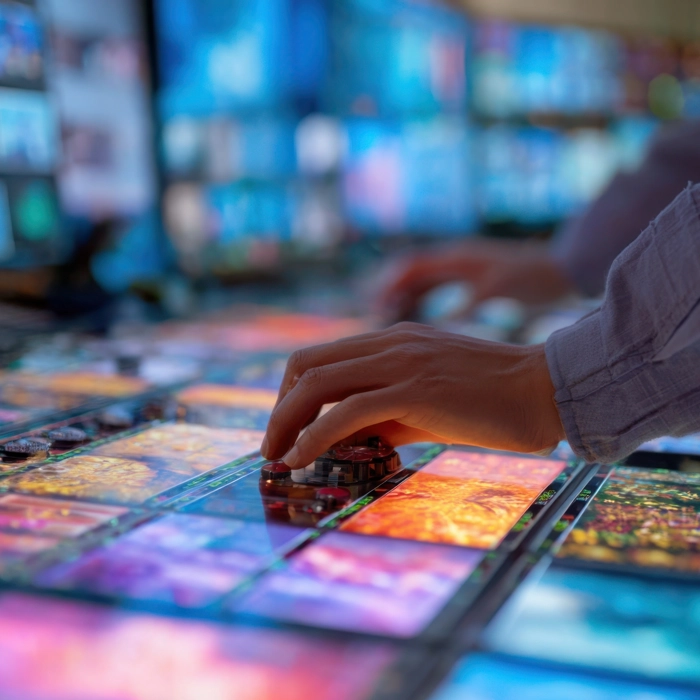 person using a digital content platform person using a digital content platform