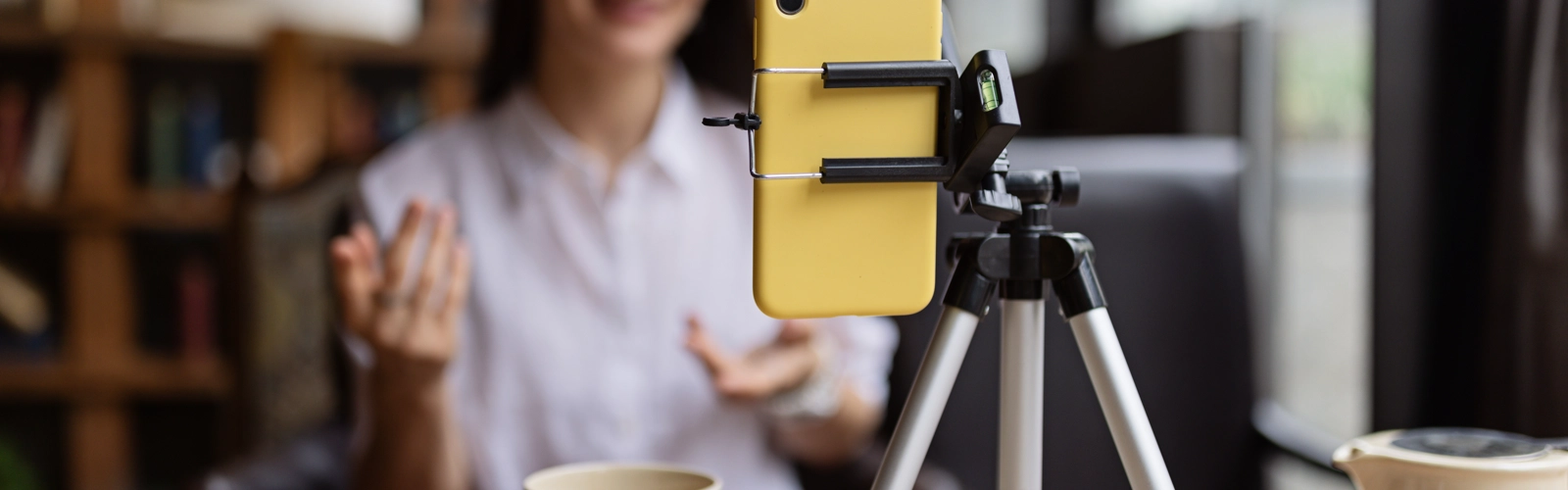 influencer sitting in front of camera influencer sitting in front of camera