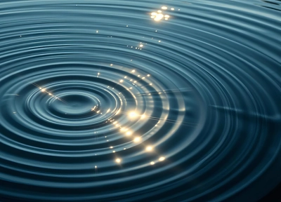 water droplet causing circles in water water droplet causing circles in water