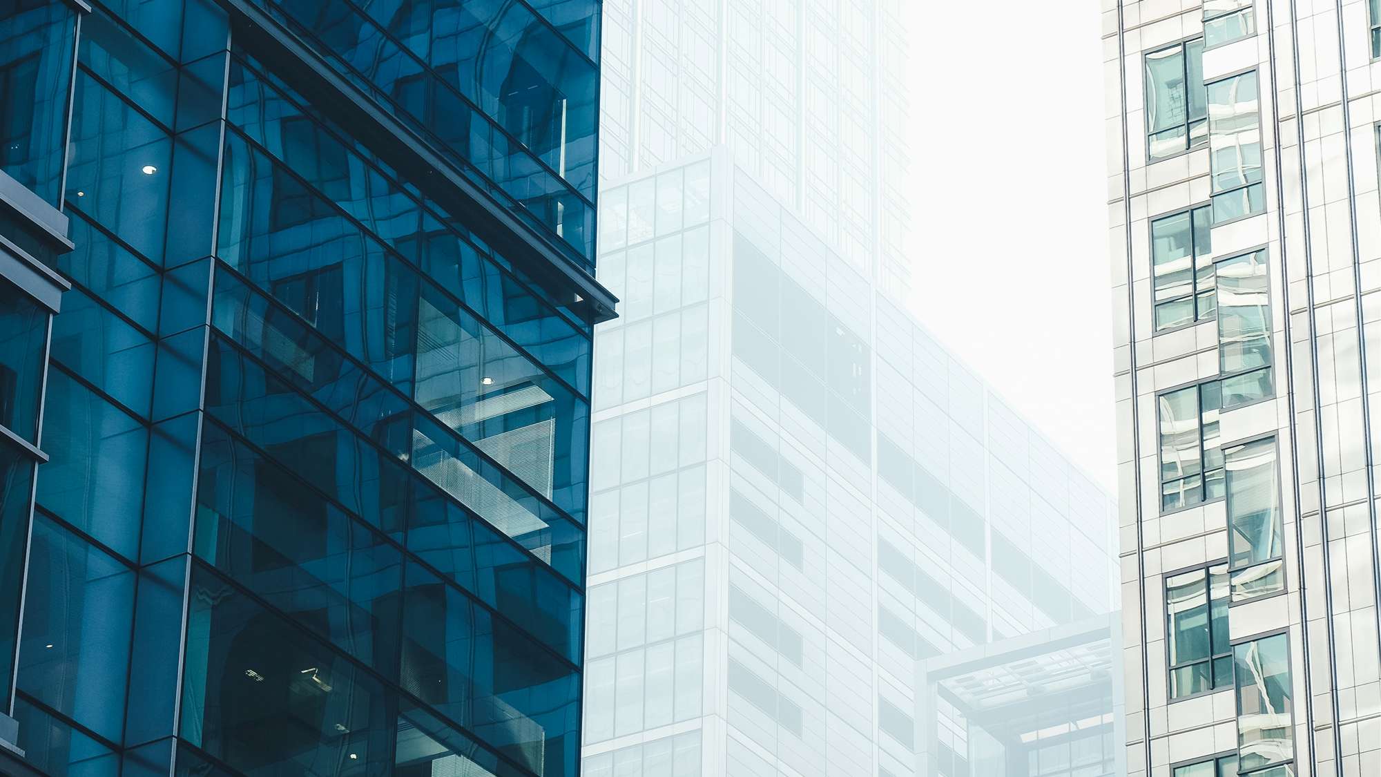 Outside of building in financial service district