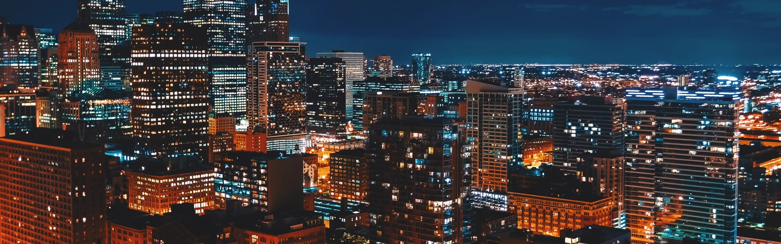 cityscape at night orange lights cityscape at night orange lights