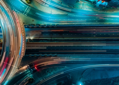 Cars on highway Cars on highway